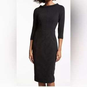 Boden Elegant Black Long Sleeve Dress